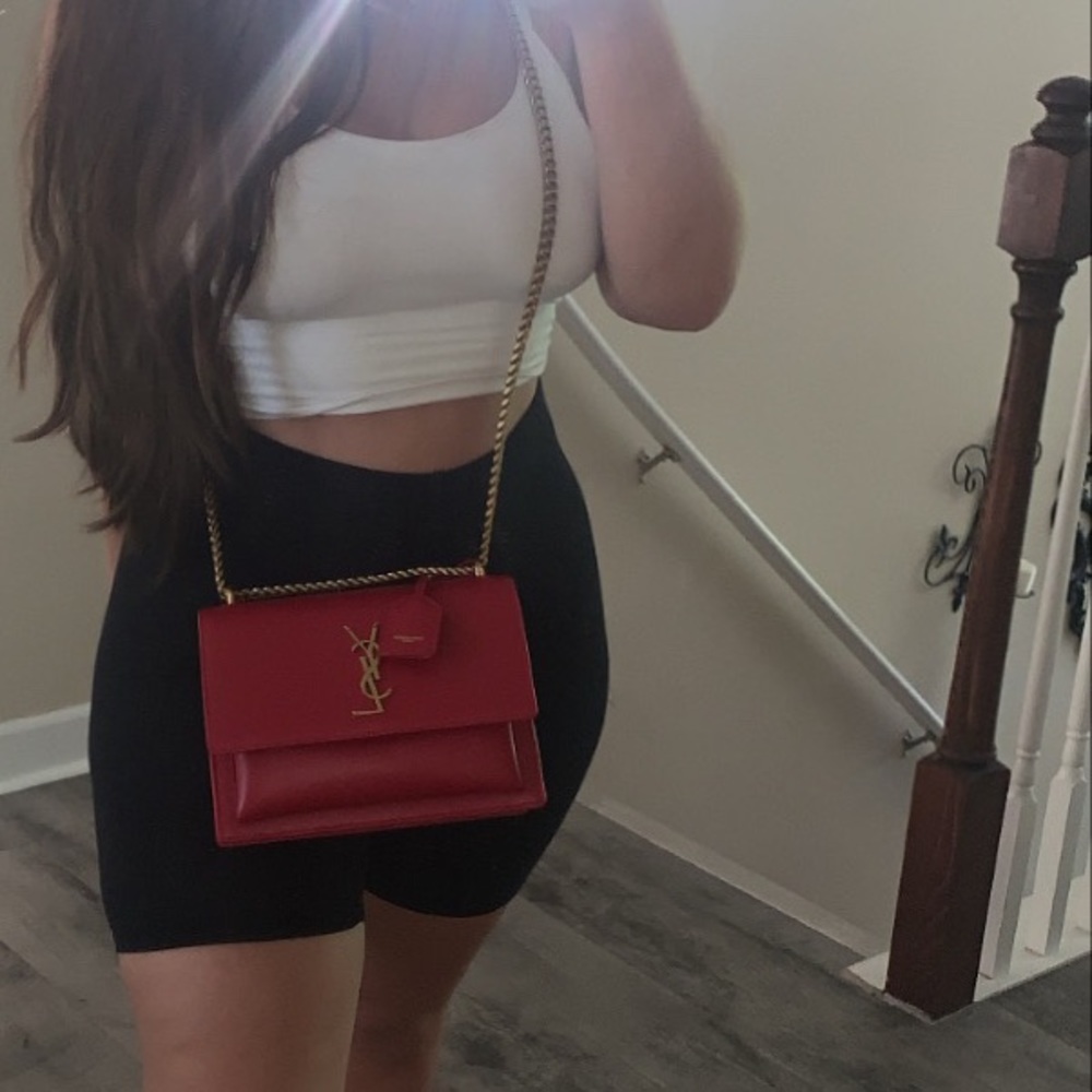 **‼️SOLD‼️** YSL (Saint Laurent) Red Handbag! - Picture 13 of 13